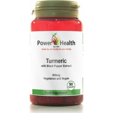 Power Health Turmeric 500mg & Black Pepper 90 Caps