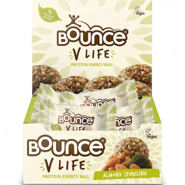 Bounce V - Life Almond Spirulina 12 x 40g