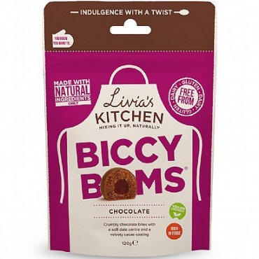 Livia's Kitchen Biccy Boms Chocolate 120g