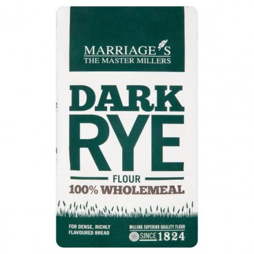 Marriage's Dark Rye Flour 1kg
