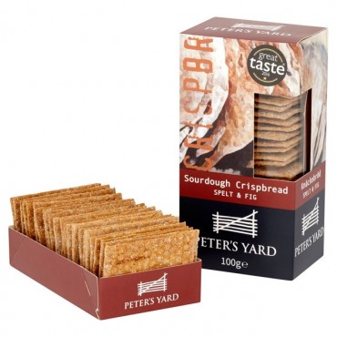 Peter's Yard Sourdough Crispbread With Spelt & Fig 100g