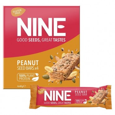 NINE Peanut Seed Bar 12x4x40g