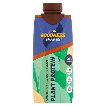 For Goodness Shakes Plant Protein Chocolate 330ml