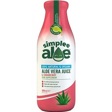 Simplee Aloe Cranberry Aloe Vera Juice 500ml