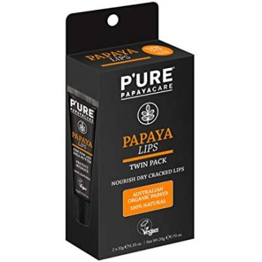 P’URE Papayacare LIPS Twin Pack