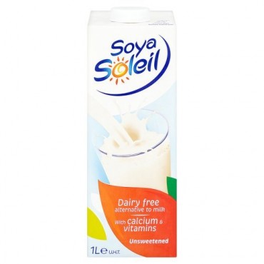 Soya Soleil Unsweetened Soya Milk 1 Litre