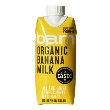 Bam Organic Banana Milk 330ml