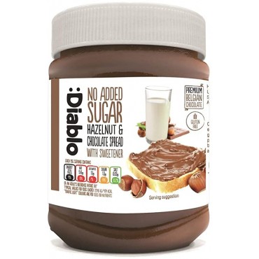 Diablo Sugar Free Hazelnut Chocolate Spread 350g