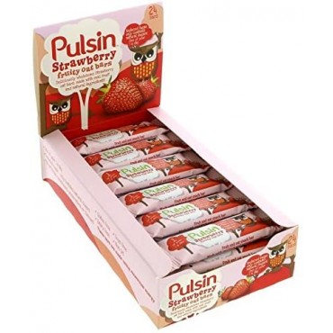 Pulsin Strawberry Oat Bar 24 x 25g