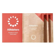 AllMatters Powder to Foam Body Wash 3 x 17.5g Powder Refills