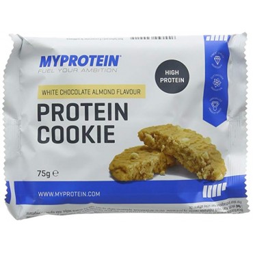 My Protein Protein Cookie White Chocolate & Almond 75g x 12