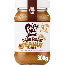 Pip & Nut Dark Roast Peanut Butter 300g