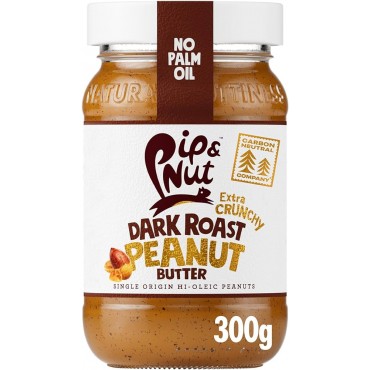 Pip & Nut Dark Roast Peanut Butter 300g