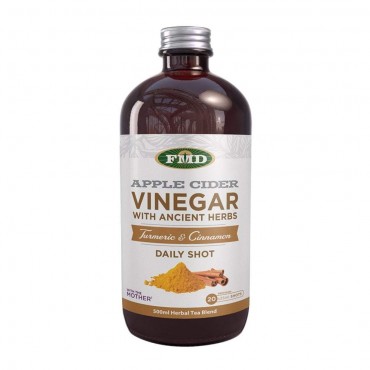 Apple Cider Vig with Ancient Herbs-Turmeric & Cinnamon 500ml x 6