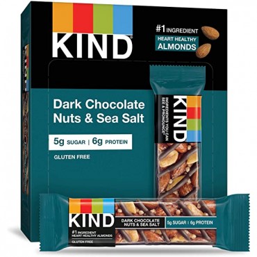 Kind Dark Chocolate Nuts & Sea Salt Bars 40g x 12