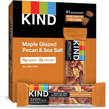 KIND Maple Glazed Pecan & Sea Salt Bars 40g x 12