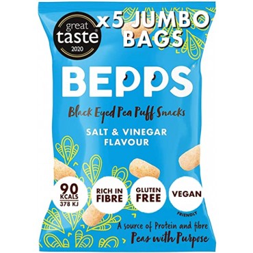 Bepps Puff Salt & Vinegar Sharing Bag 70g x 5