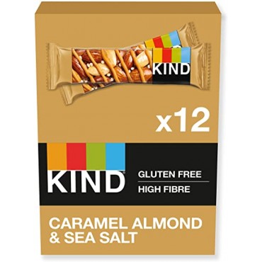 KIND Caramel Almond & Sea Salt Bars 40g x 12
