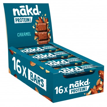 Nakd Protein Caramel Bars 45g x 16