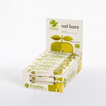Doves Farm Freee Organic Apple Oat Bars with Sultanas 18 x 35g
