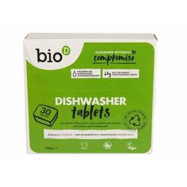 Bio-D Dishwasher Tablets 30 Tablets