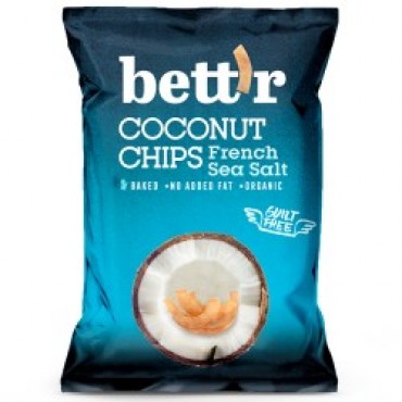 Bettr Sea Salt Coconut Chips 8 x 40g