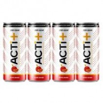 Acti+ Clean Energy Nootropic Drink Blood Orange & Lime 250ml x 4