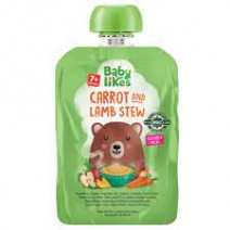 Baby Likes Carrot & Lamb Stew Halal Baby Food 7 months+ 130g