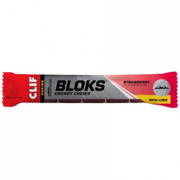 Clif Blocks Energy Chews Strawberry 18 x 60g
