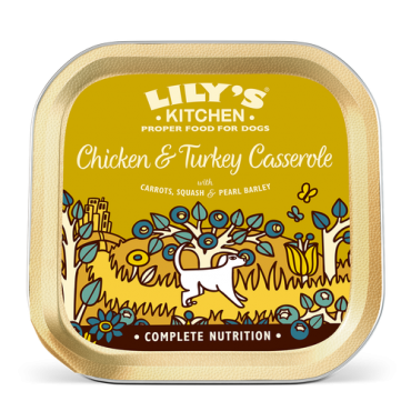 Lily's Kitchen Chicken & Turkey Casserole For Dogs 150g
