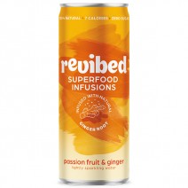 Revibed Superfood Infusions Passion Fruit & Ginger 12 x 250ml