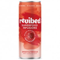 Revibed Superfood Infusions Peach & Hibiscus 12 x 250ml
