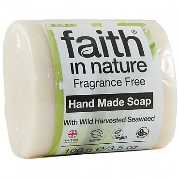 Faith In Nature Fragrance Free Soap 18 x 100g