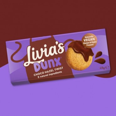 Livia's Dunx Choco Hazel Twist 12 x 48g