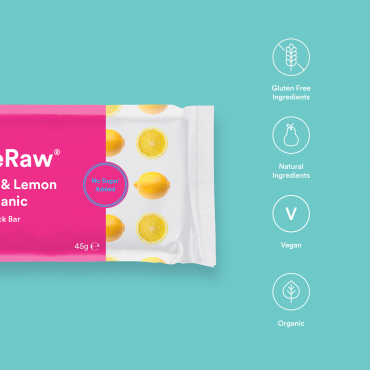 Love Raw Organic Cashew & Lemon Bar 45g