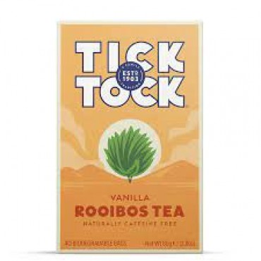 Tick Tock Vanilla Rooibos Tea 40 Bags