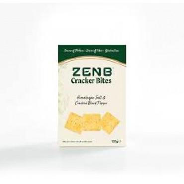 ZenB Cracker Bites Salt & Cracked Black Pepper 120g