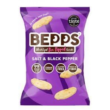 Bepps Popped Salt & Black Pepper Sharing Bag 70g