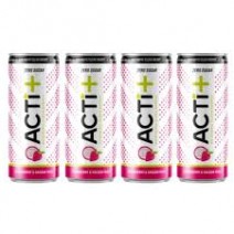 Acti+ Clean Energy Nootropic Drink Strawberry & Dragonfruit 250ml x 4	