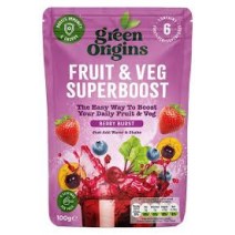 Green Origins Fruit & Veg Superboost Berry Burst 100g