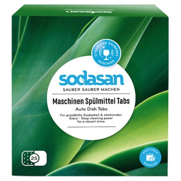 Sodasan Dishwasher Tablets - 25 Tabs