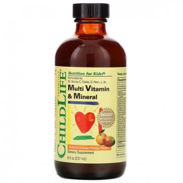 ChildLife Essential Multi Vitamin & Mineral Mango/ Orange 237ml