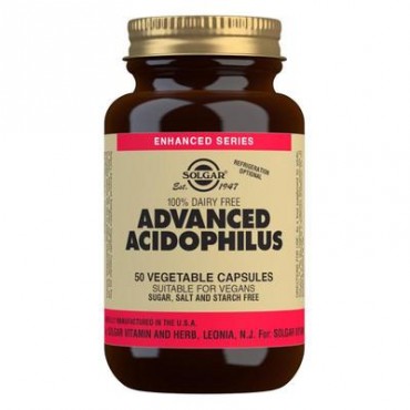 Solgar Advanced Acidophilus 50 Vegetable Capsules
