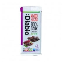 Diablo Sugar Free Dark Chocolate 80% With Stevia 75g