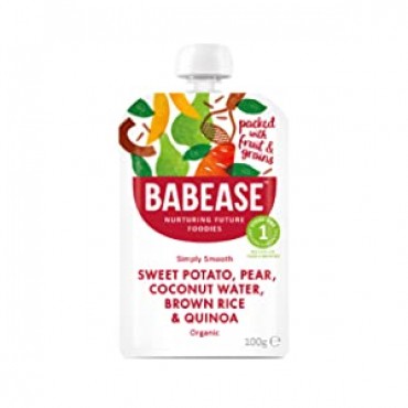 Babese Organic First Tastes Sweet Potato, Pear & Quinoa 8 x 100g