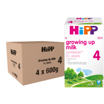 Hipp Organic Growing Up Milk Stage 4, 4 x 600g