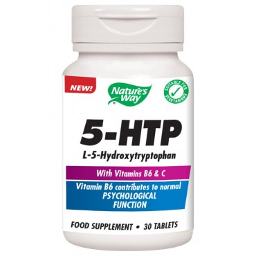 Nature's Way 5-HTP with Vit B6 & C 30 Tablets