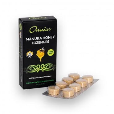 Onuku Premium New Zealand Manuka Honey UMF 10+ Lozenges 8 pack x 6