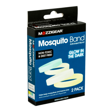 Mozzigear Mosquito Bands Adults Glow in the Dark 2 Bands