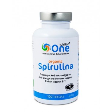 One Nutrition Organic Spirulina 100 Tablets